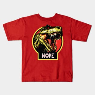 Jurassic Park-Nope Kids T-Shirt